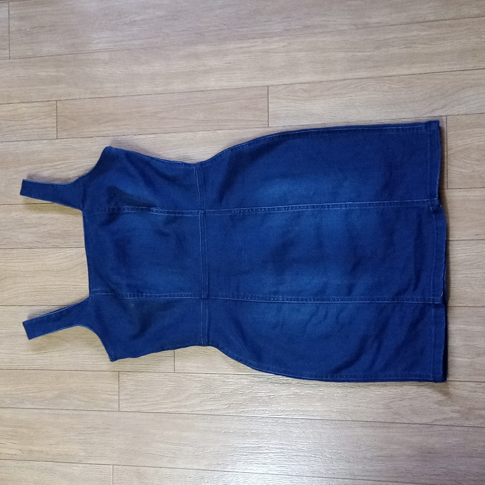 ~3 for $30~ Stretch denim square neck mini dress size xs, DD77